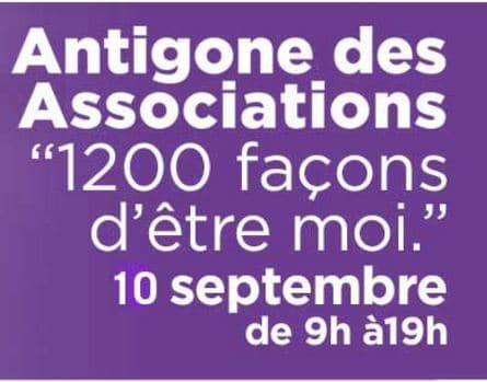 Antigone des associations à Montpellier le 10 septembre